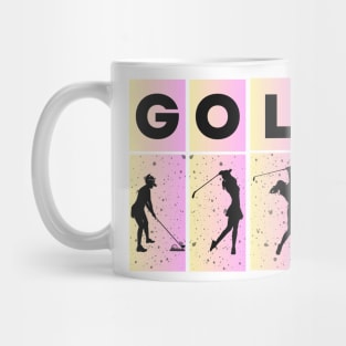 Women golf player Mug